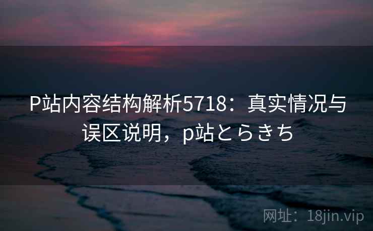 P站内容结构解析5718：真实情况与误区说明，p站とらきち