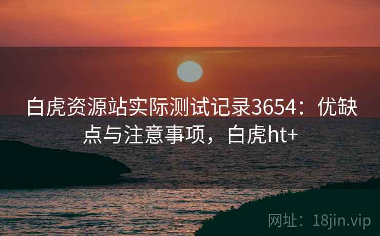 白虎资源站实际测试记录3654：优缺点与注意事项，白虎ht+