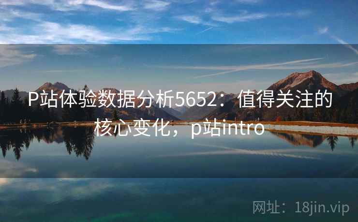 P站体验数据分析5652：值得关注的核心变化，p站intro