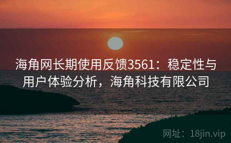 海角网长期使用反馈3561：稳定性与用户体验分析，海角科技有限公司