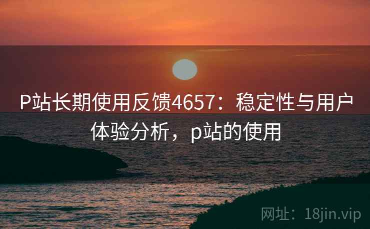 P站长期使用反馈4657：稳定性与用户体验分析，p站的使用