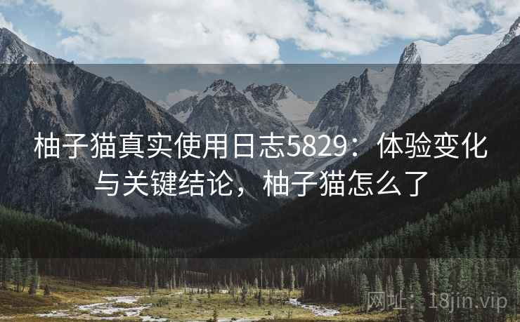 柚子猫真实使用日志5829：体验变化与关键结论，柚子猫怎么了