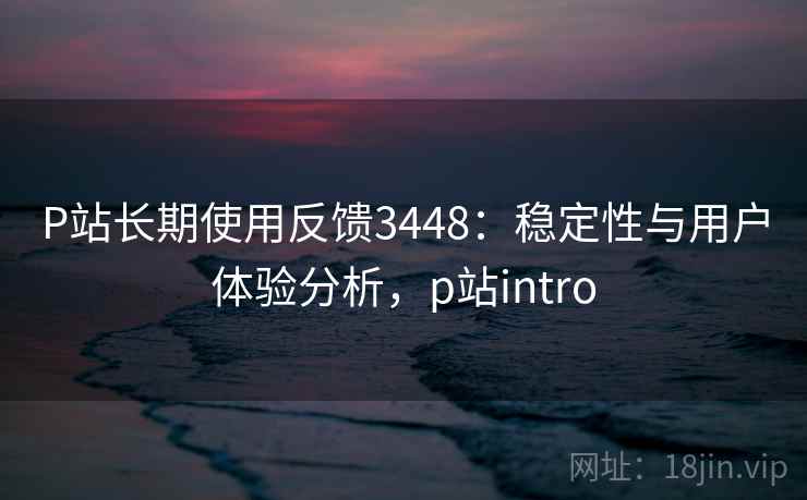 P站长期使用反馈3448：稳定性与用户体验分析，p站intro